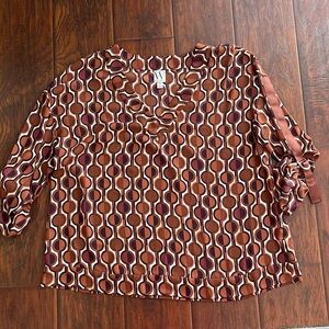 Womens 3/4 sleeve blouse